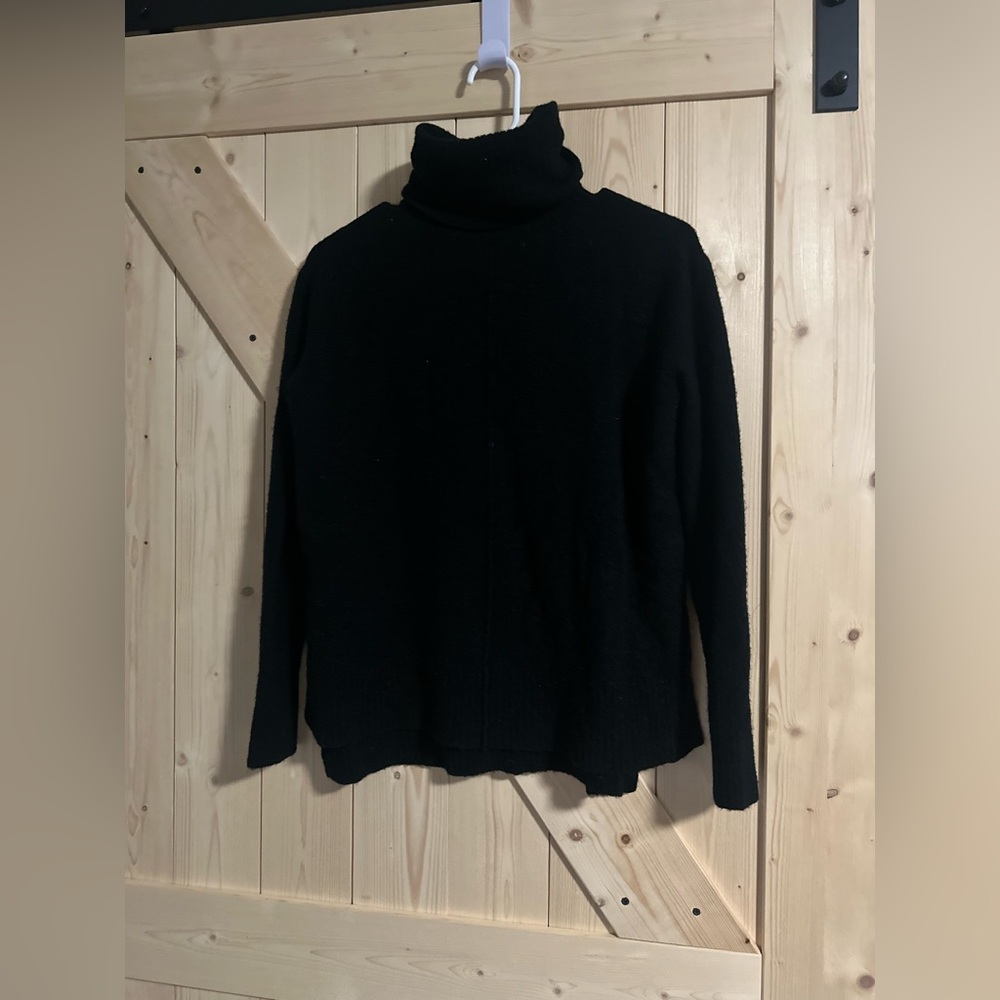 Athleta‎ Women’s Merino Extra Fine Wool Blend Turtleneck Sz XXS Black